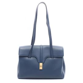 Celine Navy Leder Tote Bag - Céline
