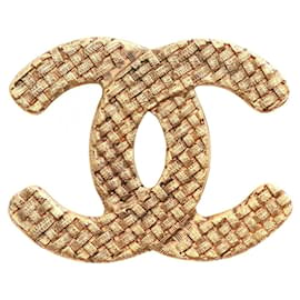 Spilla Chanel Coco Mark placcata oro
