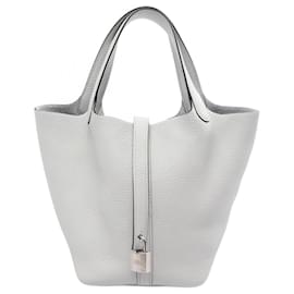 Borsa Hermes Picotin Lock PM Blue Pale - Hermès