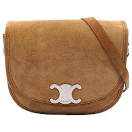 Céline Borsa a tracolla Celine Triomphe in scamosciato
