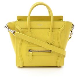 Céline Celine Luggage Nano Shopper 2-Way Handbag