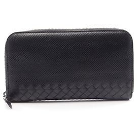 Bottega Veneta Intrecciato Round Long Wallet