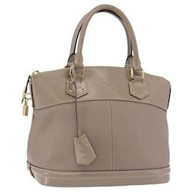 LOUIS VUITTON Suhari Lockit PM Hand Bag Gray M91790 LV Auth fm5402A - Louis Vuitton