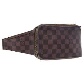LOUIS VUITTON Borsa a Spalla Damier Ebene Geronimos N51994 LV Auth 191787