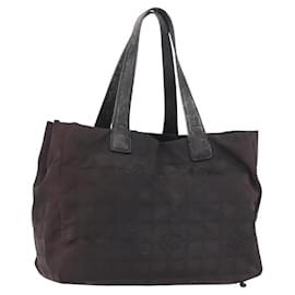 CHANEL Nuova Borsa Tote Travel in Nylon Nero CC Auth gh2153