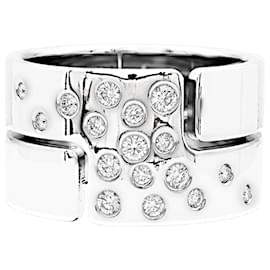 Dinh Van "Seventies" Ring aus Weißgold und Diamanten.