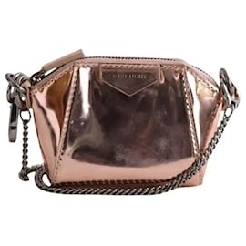 Borsa a tracolla Givenchy in pelle vernice rosa