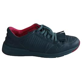 Sneakers Gucci in pelle verde uomo 43