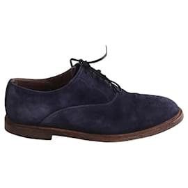 Scarpe con lacci blu navy - Dolce & Gabbana