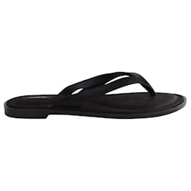 A.EMERY Flip-Flops aus Leder Schwarz - Autre Marque