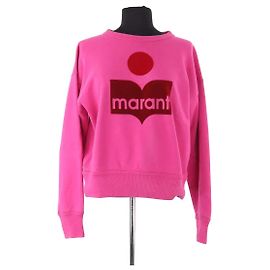 Isabel Marant Etoile Mobyli Sweatshirt aus rosa Baumwolle