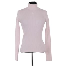 Courrèges Strickpullover rosa Viskose M - Courreges