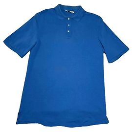 Yves Saint Laurent Polo in cotone vintage YSL da uomo Blu brillante L