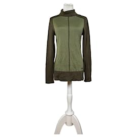 Vintage Loewe Woll-Kaschmir Rollkragenpullover Olivgrün L