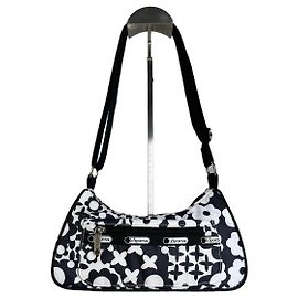 Stella Mc Cartney Bolso de Hombro Vintage Stella McCartney x Le Sport SAC Nylon Negro Blanco