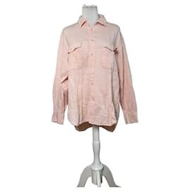 Camisa de algodón vintage Dior Rosa claro L