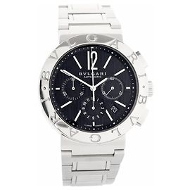 Bulgari Orologio Bvlgari Bvlgari Bvlgari BB42SSCH O3235 SS AT con quadrante nero