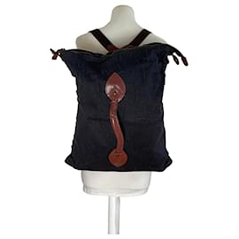 Vintage Issey Miyake Canvas Rucksack Marine Braun