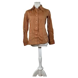 Camicia in cotone vintage Dior color ruggine M