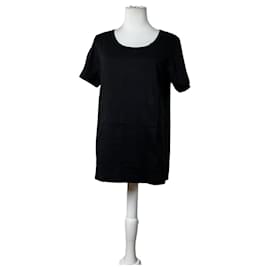 Camiseta de algodón vintage Comme Des Garcons Negra S