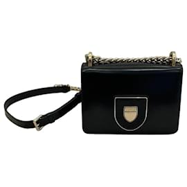 Dior Diorama Club Borsa a Tracolla Pelle Nera