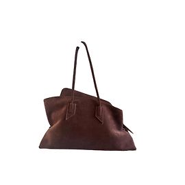 The Attico Borsa Tote in Scamosciato Marrone