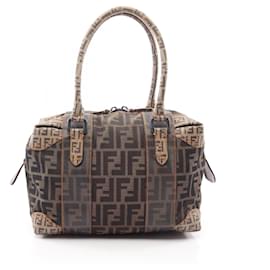Borsa Fendi Zucca beige nero marrone tela