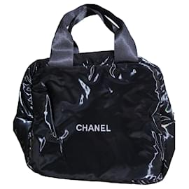 Borsa Tote Chanel Poliestere Nero