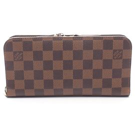 Louis Vuitton Damier Ebene Bi-fold Long Wallet