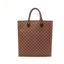 Louis Vuitton Sac Plat Damier Ebene Tote Bag