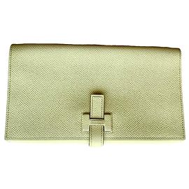 Hermès H Passant Portafoglio lungo in pelle Epsom