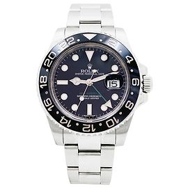 Herrenuhr ROLEX, « Oyster Perpetual Date GMT-Master 2 », Stahl.