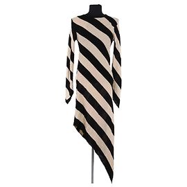Vestido de seda Petar Petrov beige