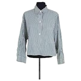 Autre Marque Camisa TWP de algodón verde Talla M