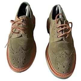 Tricker's Bourton Chaussures Homme Daim Vert - Autre Marque