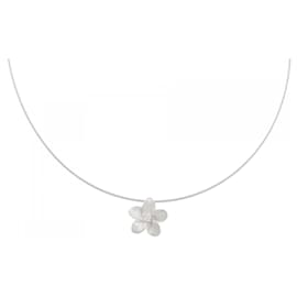 Autre Marque Collana a Fiore in Diamanti in Oro Bianco Au750