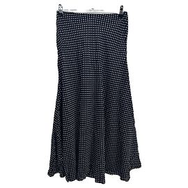 Falda de lunares de viscosa negra Whistles