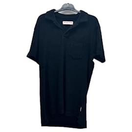 Orlebar Brown Black Cotton Polo Shirt - Autre Marque