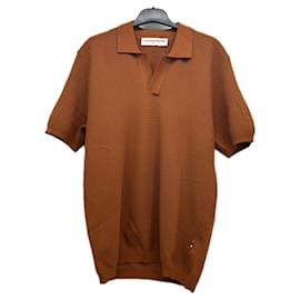 ORLEBAR BROWN Polo Shirt Brown Viscose - Autre Marque