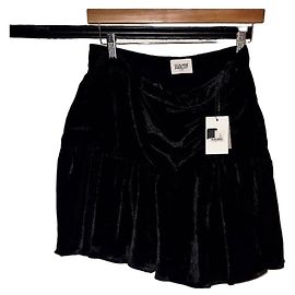 Minifalda Claudie Pierlot de Terciopelo Negro