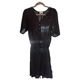 Zadig & Voltaire Vestido Negro de Viscosa