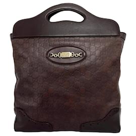 Gucci Handtasche Tote aus braunem Leder