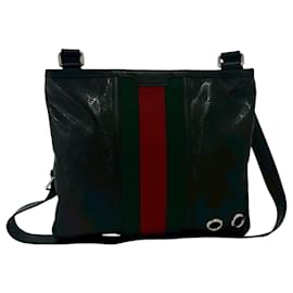 Borsa a Spalla Gucci Webbing GG Imprime Logo Pattern