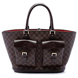 Louis Vuitton Marrone Damier Ebene Manosque GM