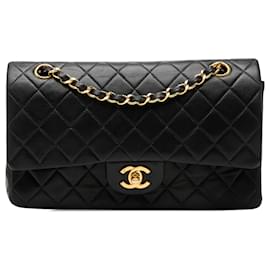 Chanel Black Medium Classic Lambskin Double Flap