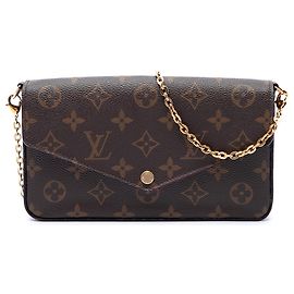 Louis Vuitton Pochette Felicie Marrone Monogram