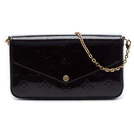 Louis Vuitton Pochette Felicie in Vernis Monogram Viola