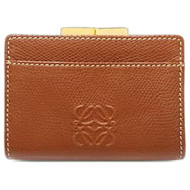 Monedero Anagram de piel marrón LOEWE - Loewe