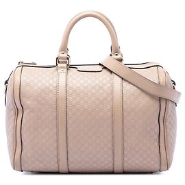 Borsa Boston Gucci Joy Microguccissima marrone taglia Medium