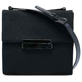 Prada Black Tessuto Flap Crossbody